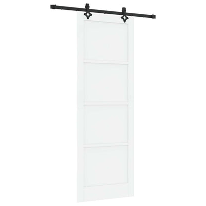 Schuifdeur ORKDAL Wit 83 x 232 cm Massief grenenhout