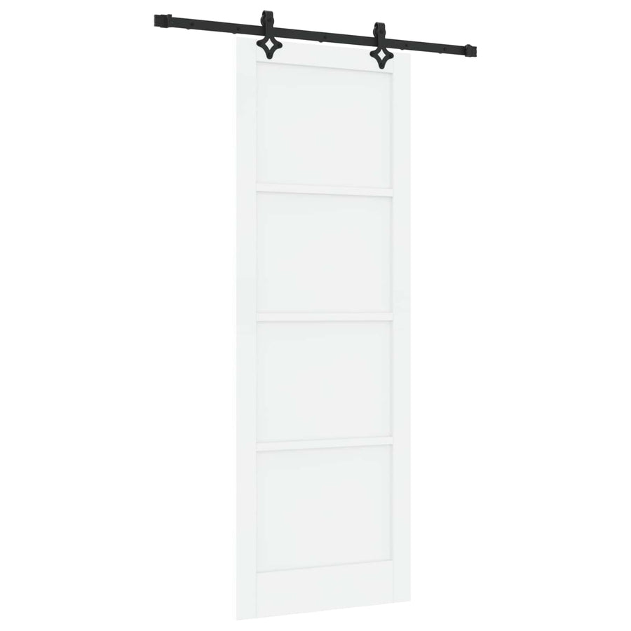 Schuifdeur ORKDAL Wit 83 x 232 cm Massief grenenhout