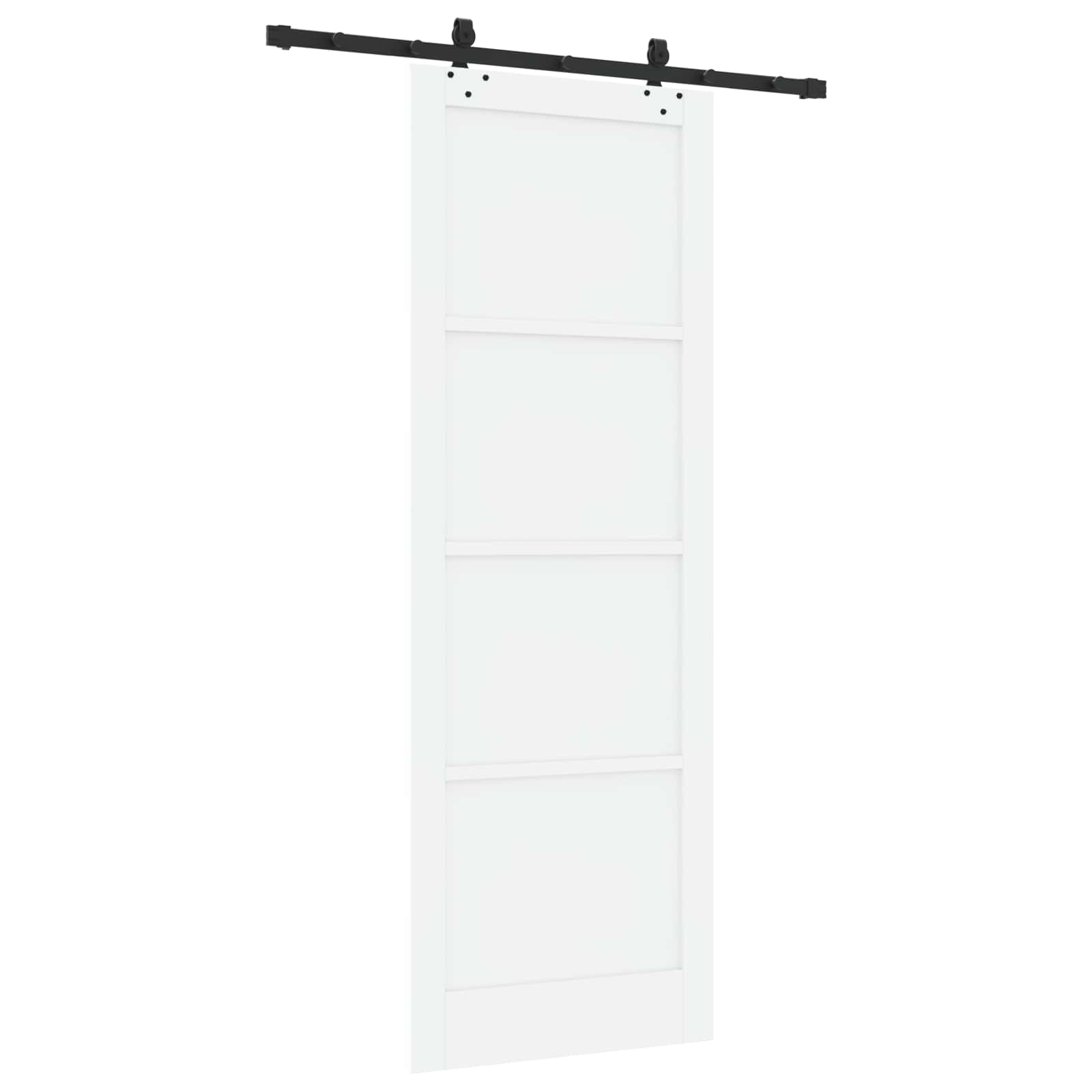 Schuifdeur ORKDAL Wit 83 x 232 cm Massief grenenhout