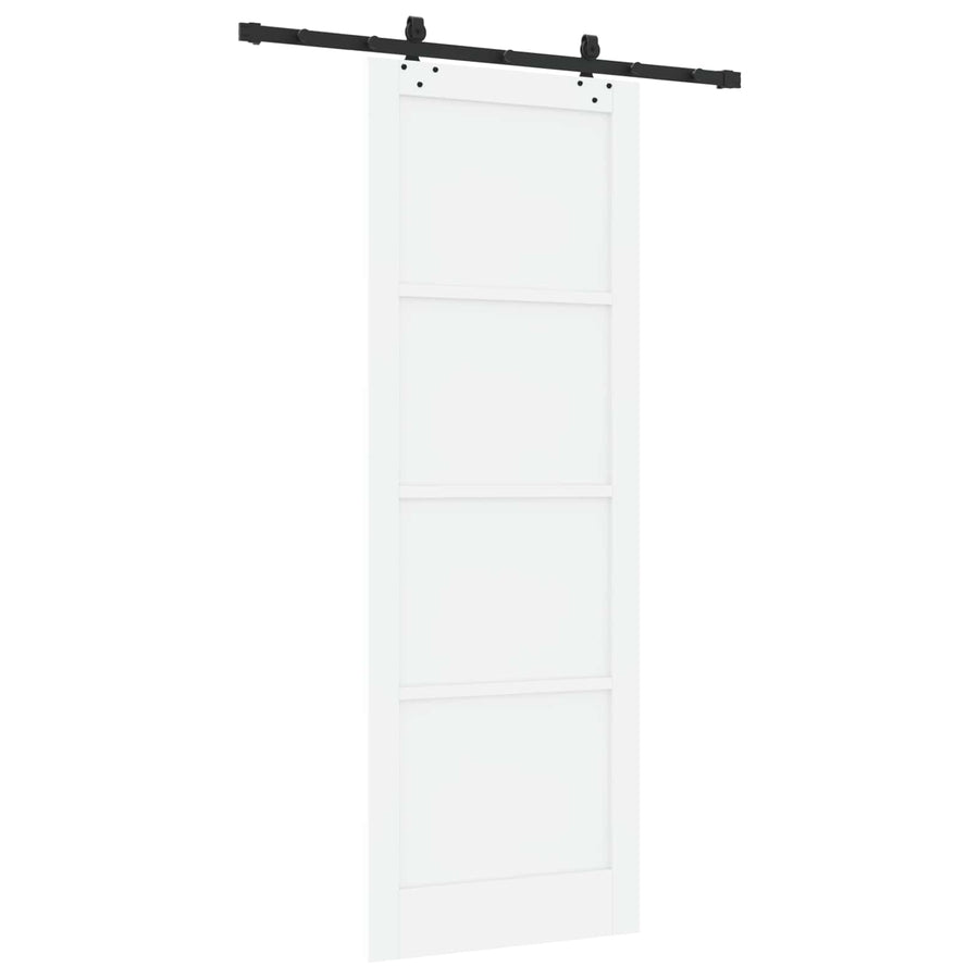Schuifdeur ORKDAL Wit 83 x 232 cm Massief grenenhout