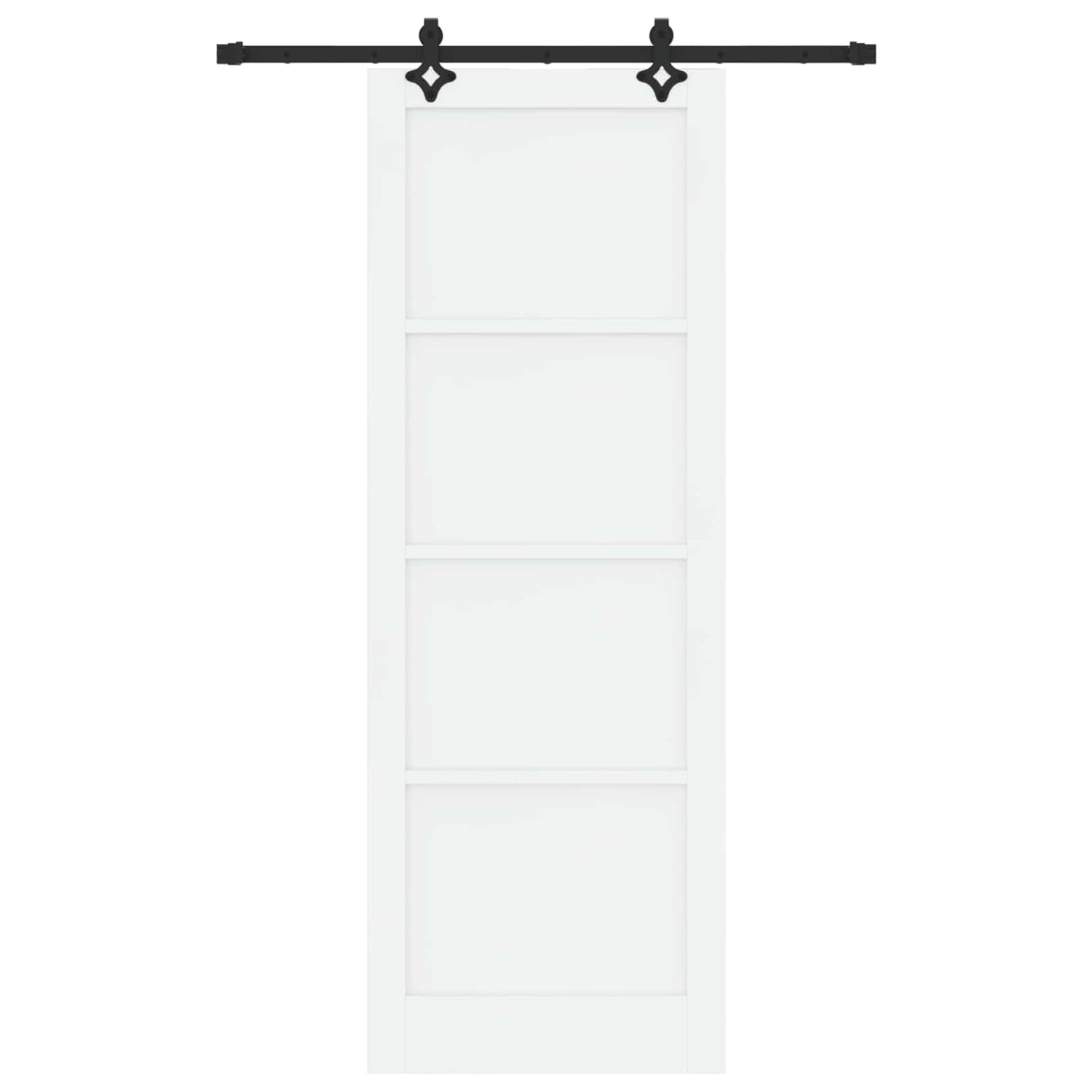 Schuifdeur ORKDAL Wit 83 x 232 cm Massief grenenhout