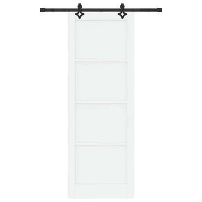 Schuifdeur ORKDAL Wit 83 x 232 cm Massief grenenhout