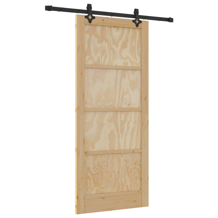 Schuifdeur ORKDAL Naturel 86 x 198,5 cm Massief grenenhout