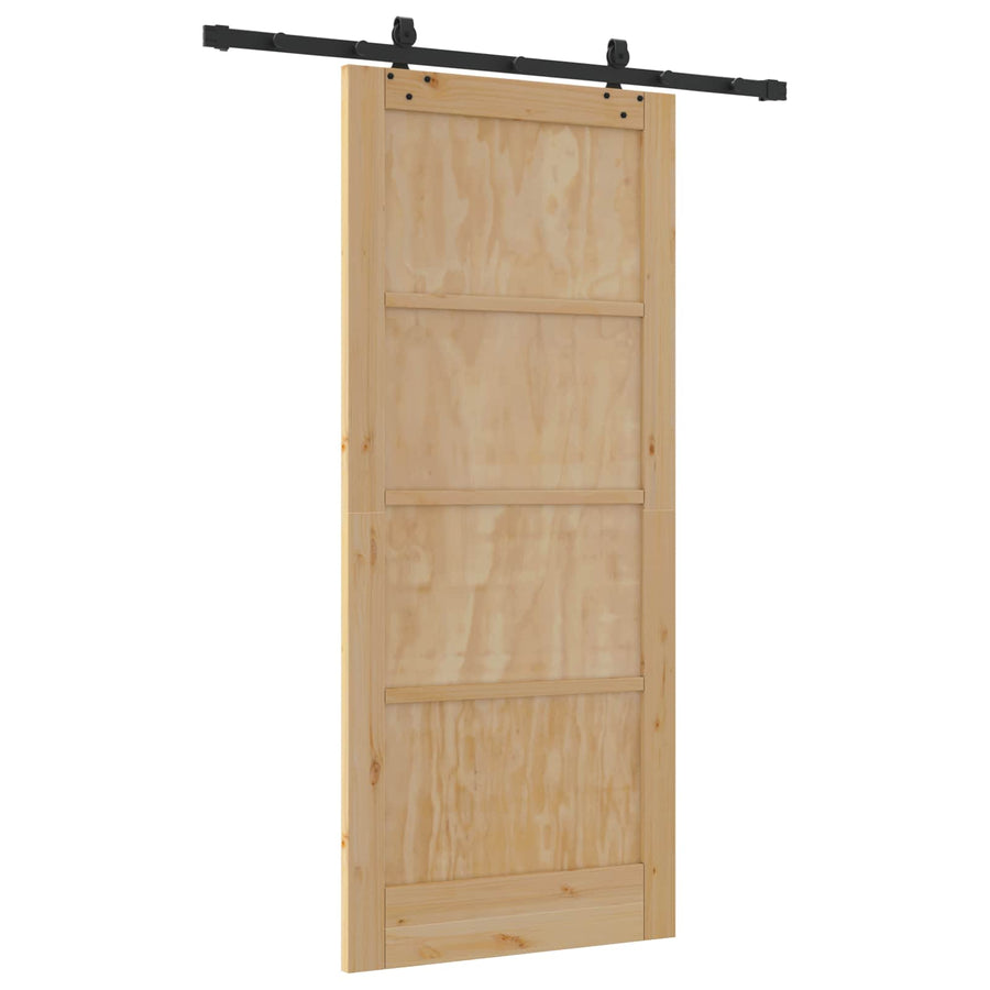 Schuifdeur ORKDAL Naturel 86 x 198,5 cm Massief grenenhout