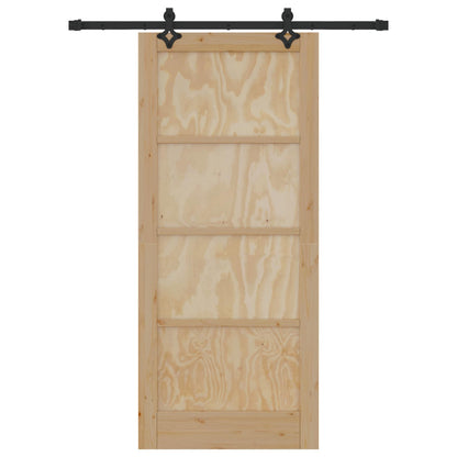 Schuifdeur ORKDAL Naturel 86 x 198,5 cm Massief grenenhout
