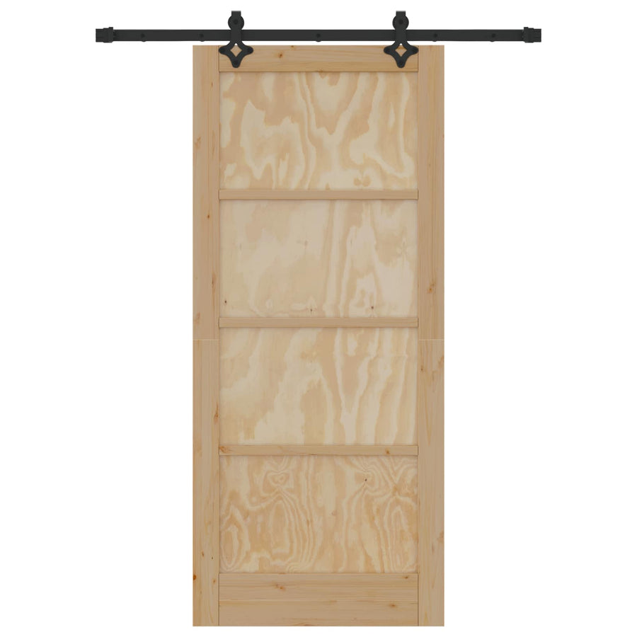 Schuifdeur ORKDAL Naturel 86 x 198,5 cm Massief grenenhout