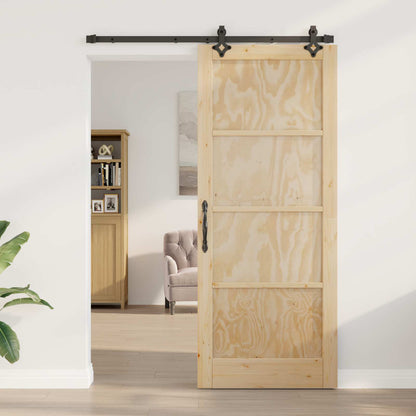 Schuifdeur ORKDAL Naturel 86 x 211 cm Massief grenenhout