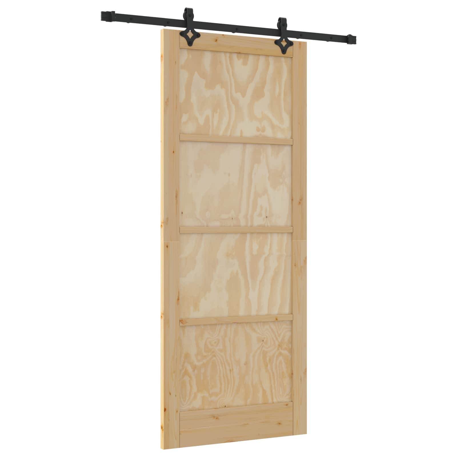 Schuifdeur ORKDAL Naturel 86 x 211 cm Massief grenenhout