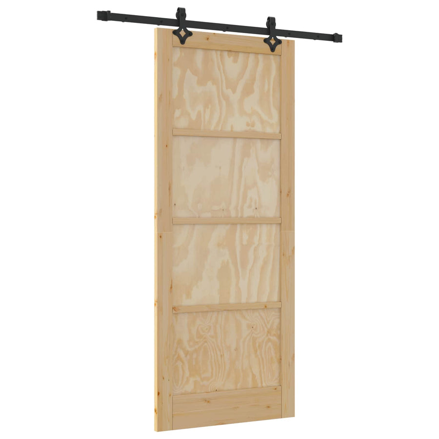 Schuifdeur ORKDAL Naturel 86 x 211 cm Massief grenenhout
