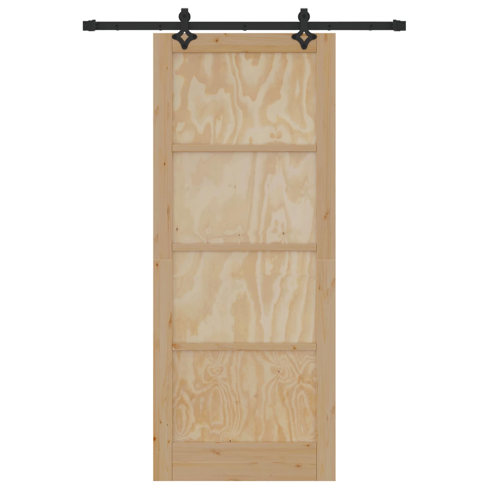Schuifdeur ORKDAL Naturel 86 x 211 cm Massief grenenhout