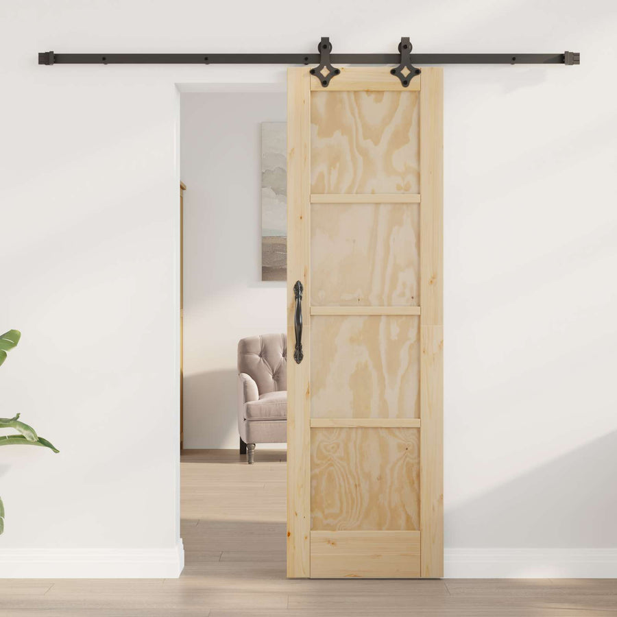 Schuifdeur ORKDAL Naturel 61 x 198,5 cm Massief grenenhout
