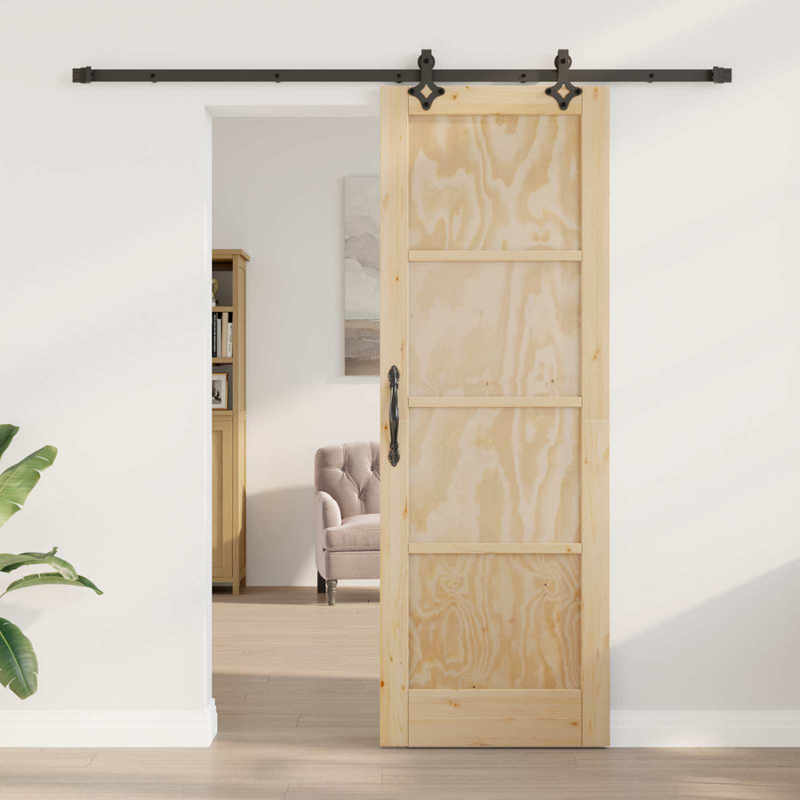 Schuifdeur ORKDAL Naturel 73,5 x 211 cm Massief grenenhout