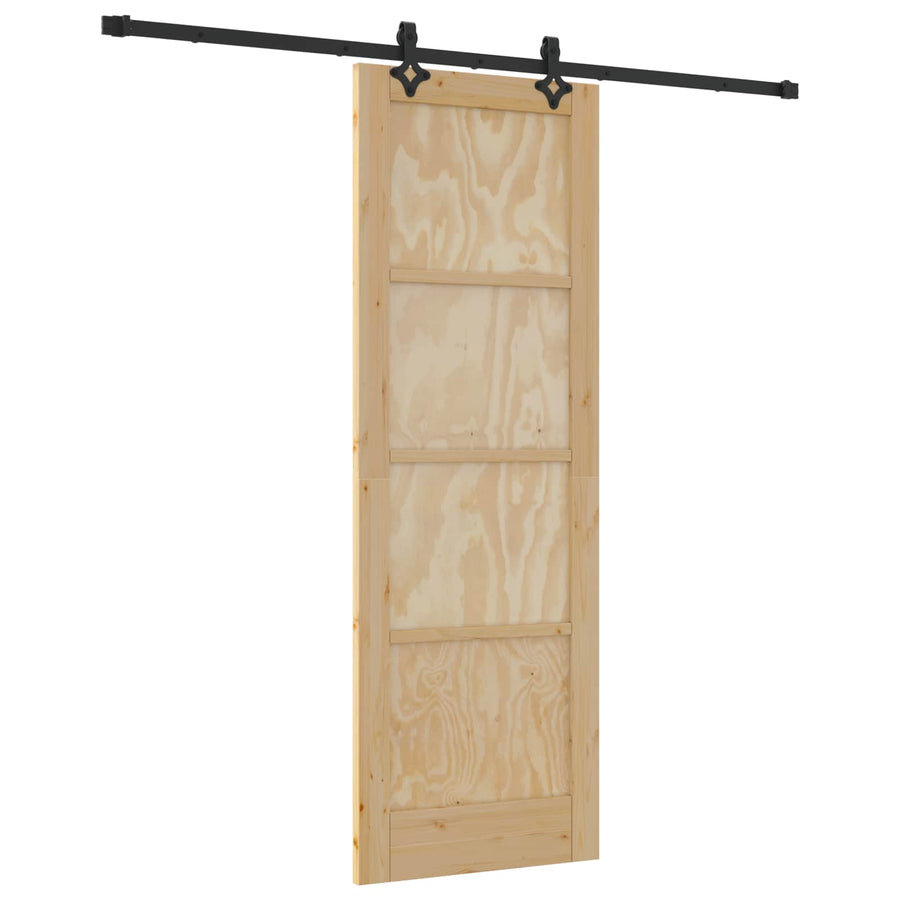 Schuifdeur ORKDAL Naturel 73,5 x 211 cm Massief grenenhout