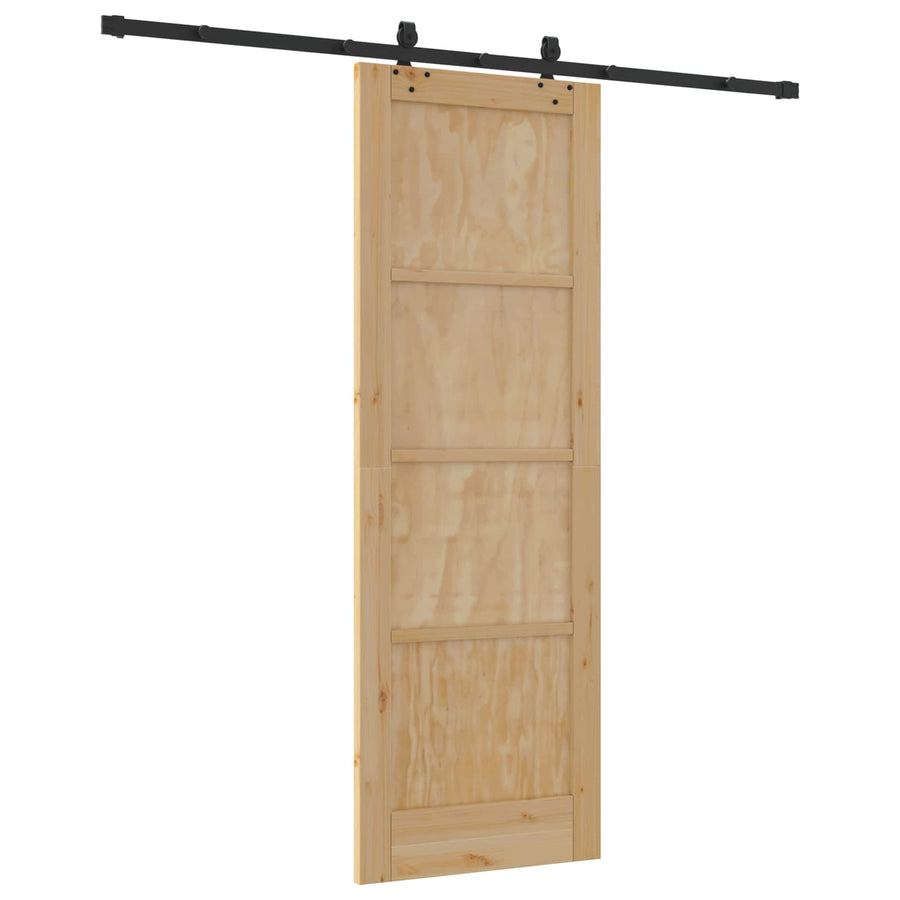 Schuifdeur ORKDAL Naturel 73,5 x 211 cm Massief grenenhout