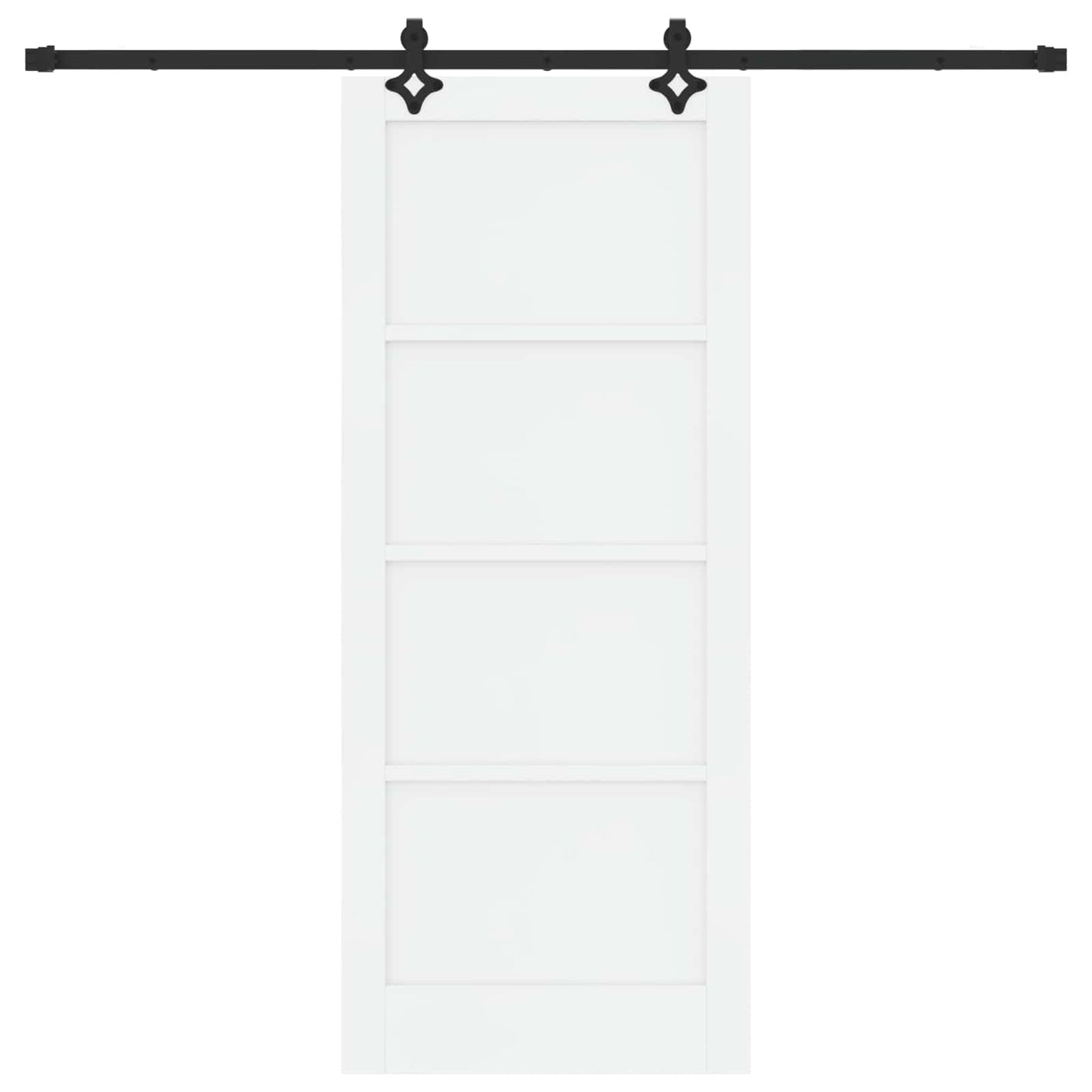 Schuifdeur ORKDAL Wit 83 x 202 cm Massief grenenhout