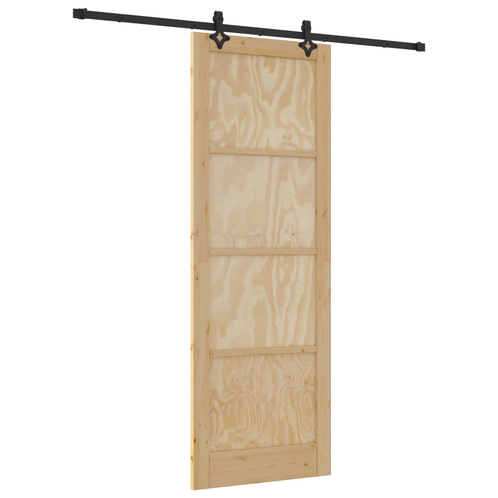 Schuifdeur ORKDAL Naturel 83 x 232 cm Massief grenenhout