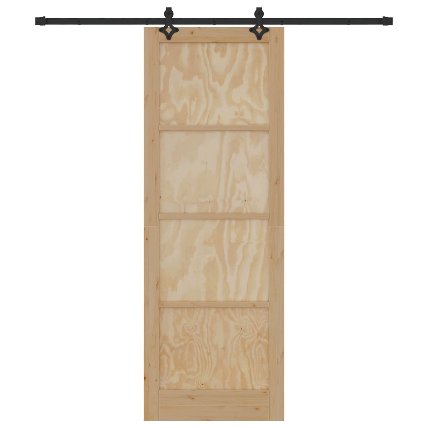 Schuifdeur ORKDAL Naturel 83 x 232 cm Massief grenenhout