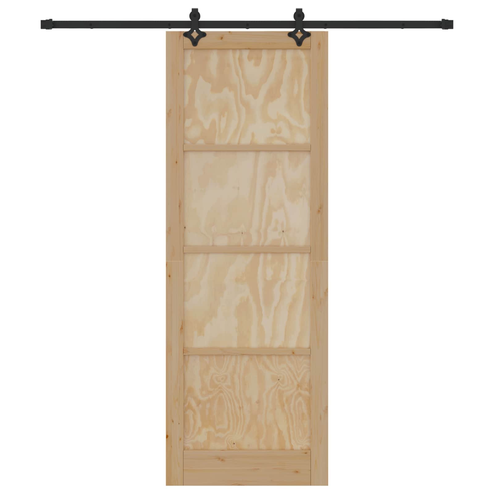 Schuifdeur ORKDAL Naturel 83 x 232 cm Massief grenenhout