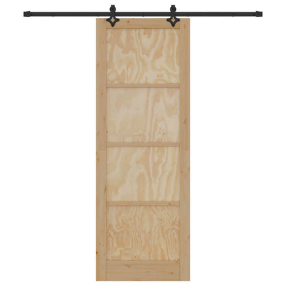 Schuifdeur ORKDAL Naturel 83 x 232 cm Massief grenenhout