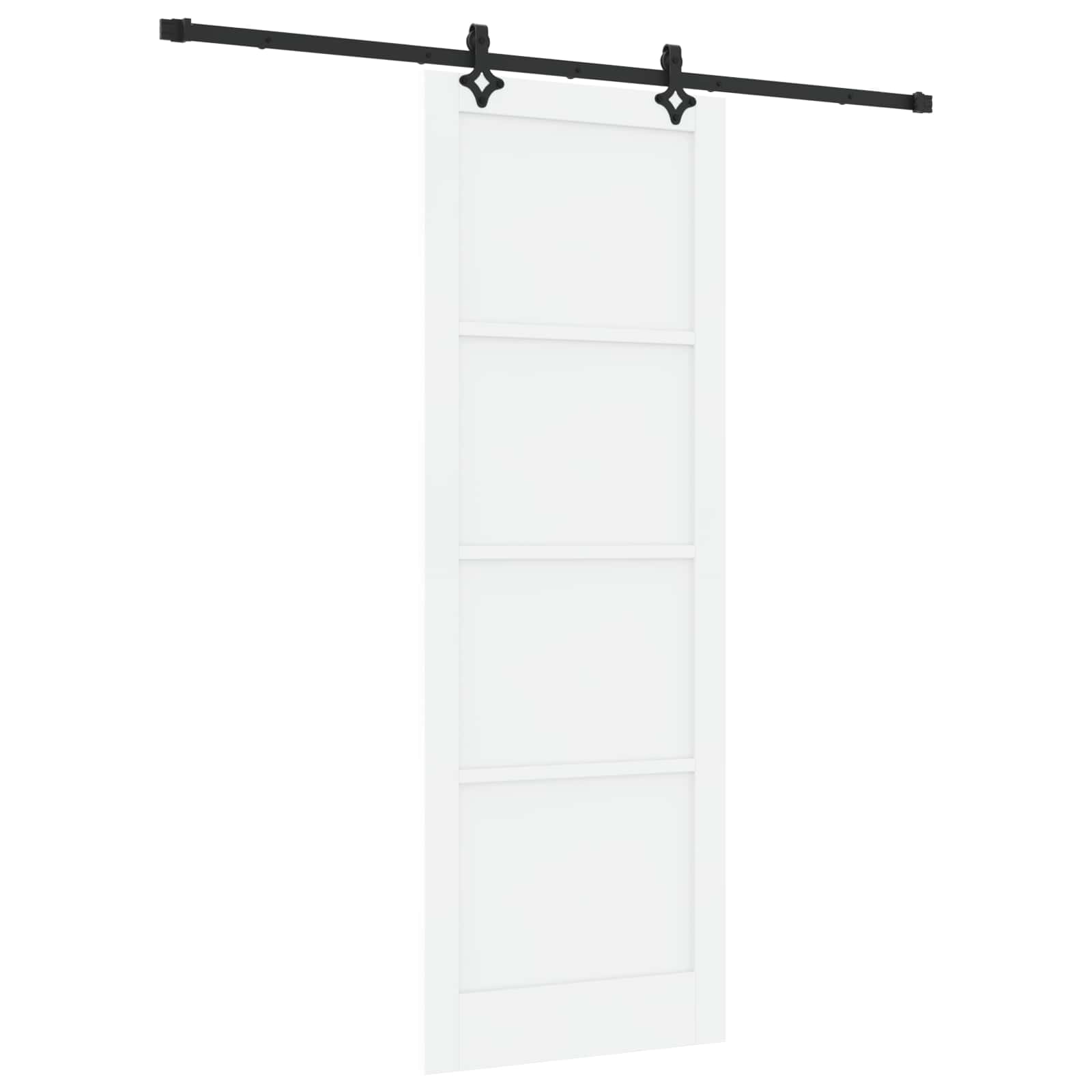 Schuifdeur ORKDAL Wit 83 x 232 cm Massief grenenhout