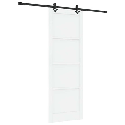 Schuifdeur ORKDAL Wit 83 x 232 cm Massief grenenhout