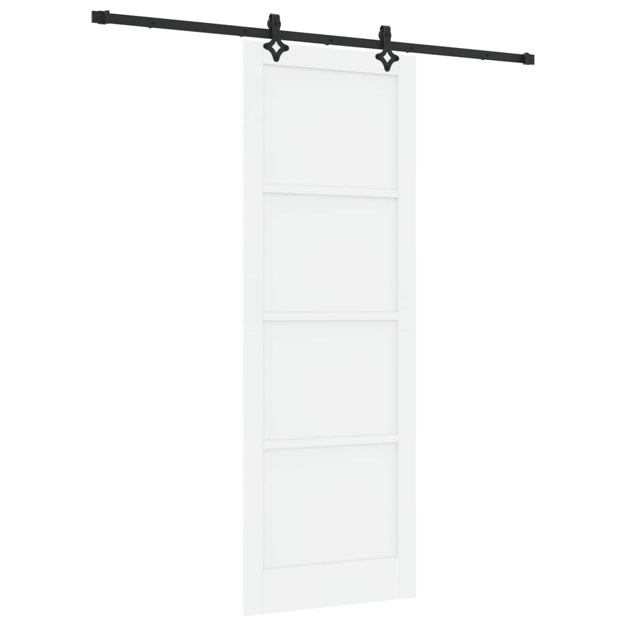 Schuifdeur ORKDAL Wit 83 x 232 cm Massief grenenhout