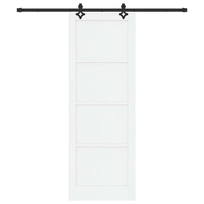 Schuifdeur ORKDAL Wit 83 x 232 cm Massief grenenhout