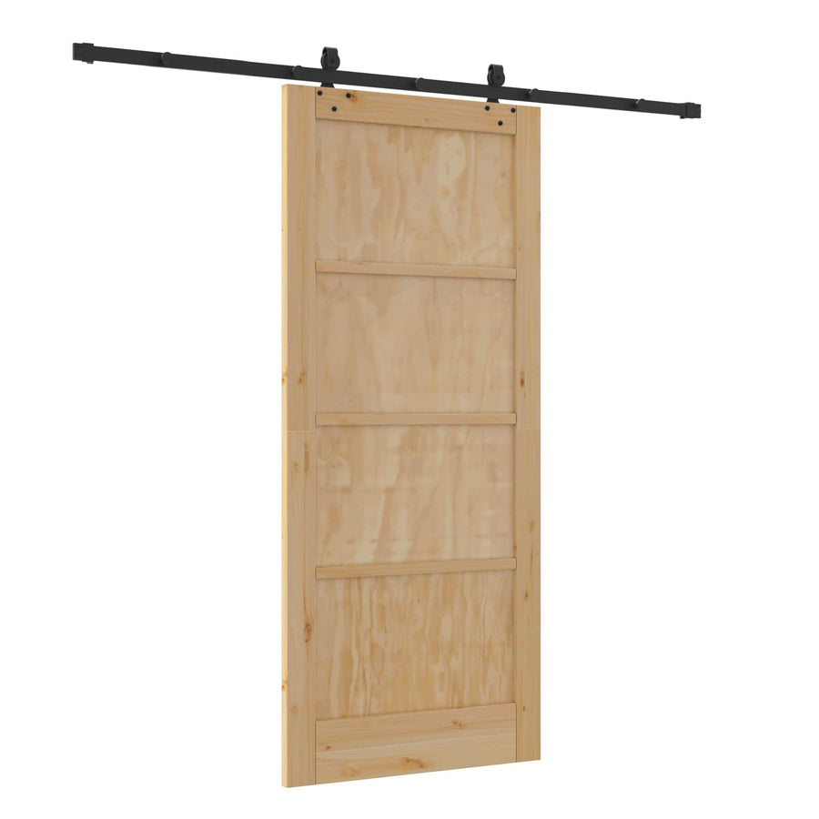 Schuifdeur ORKDAL Naturel 86 x 198,5 cm Massief grenenhout