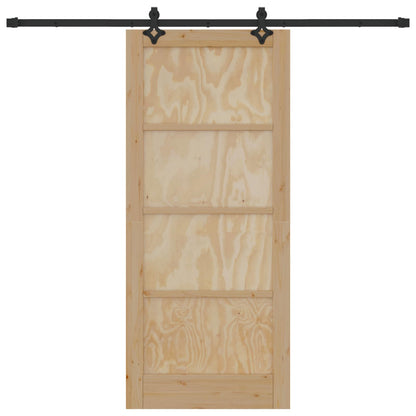 Schuifdeur ORKDAL Naturel 86 x 198,5 cm Massief grenenhout