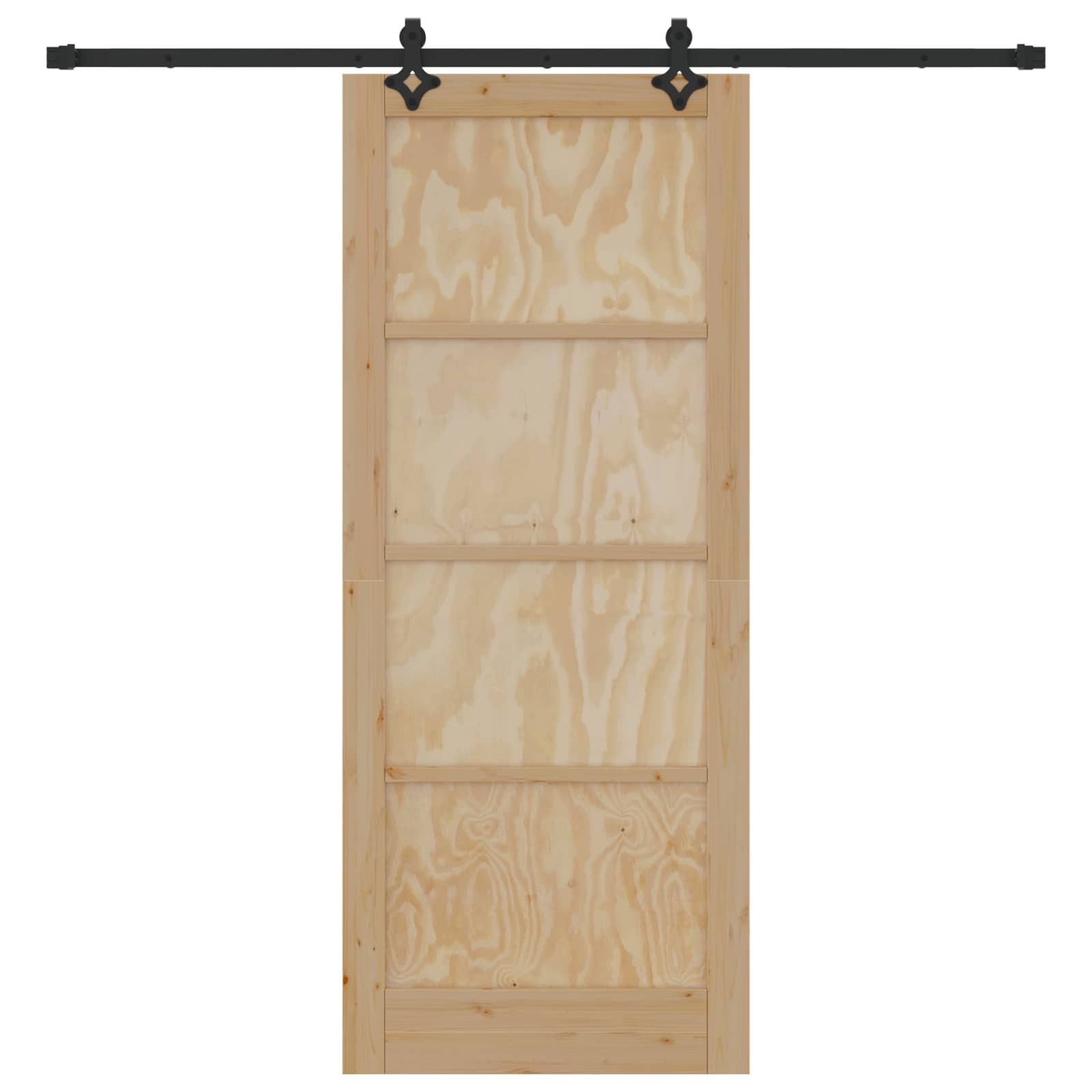 Schuifdeur ORKDAL Naturel 86 x 211 cm Massief grenenhout