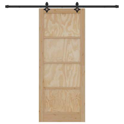 Schuifdeur ORKDAL Naturel 86 x 211 cm Massief grenenhout