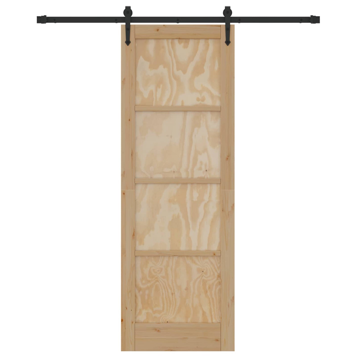 Schuifdeur ORKDAL Naturel en Zwart 73,5 x 211 cm