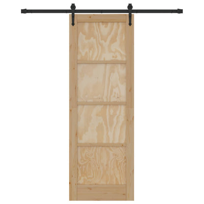 Schuifdeur ORKDAL Naturel en Zwart 73,5 x 211 cm