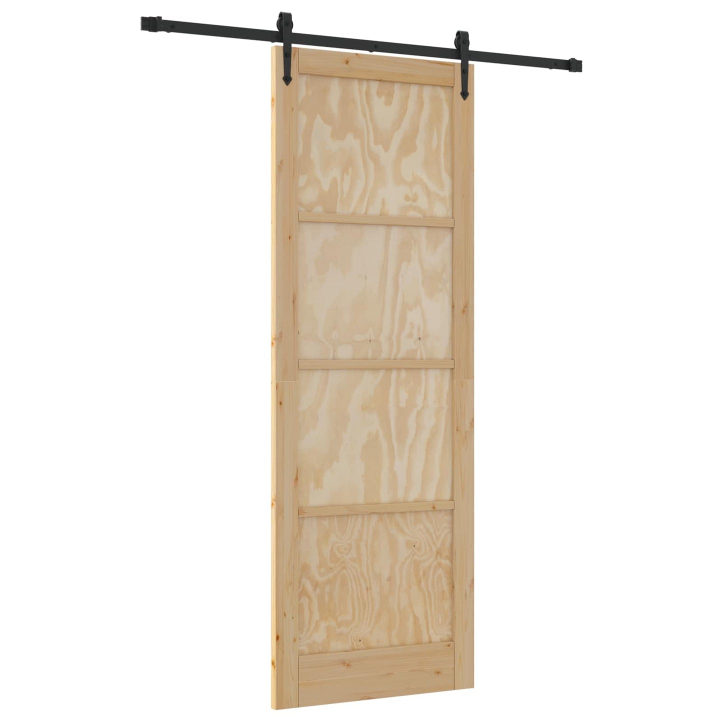 Schuifdeur ORKDAL Naturel en Zwart 83 x 232 cm