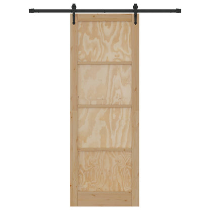 Schuifdeur ORKDAL Naturel en Zwart 83 x 232 cm