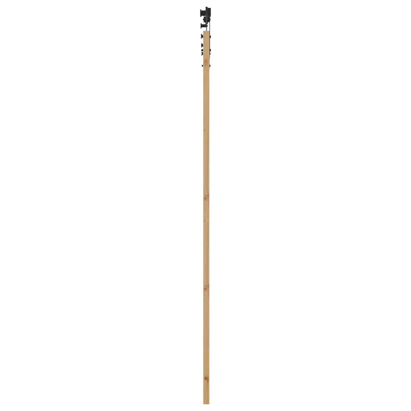 Schuifdeur ORKDAL Naturel en Zwart 83 x 232 cm