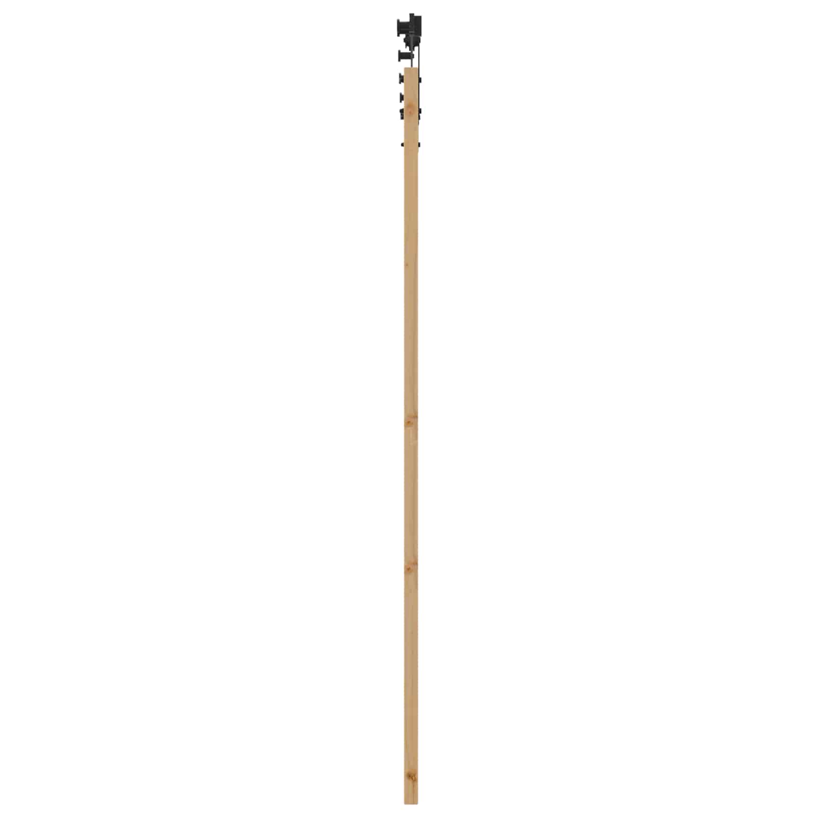 Schuifdeur ORKDAL Naturel en Zwart 86 x 198,5 cm