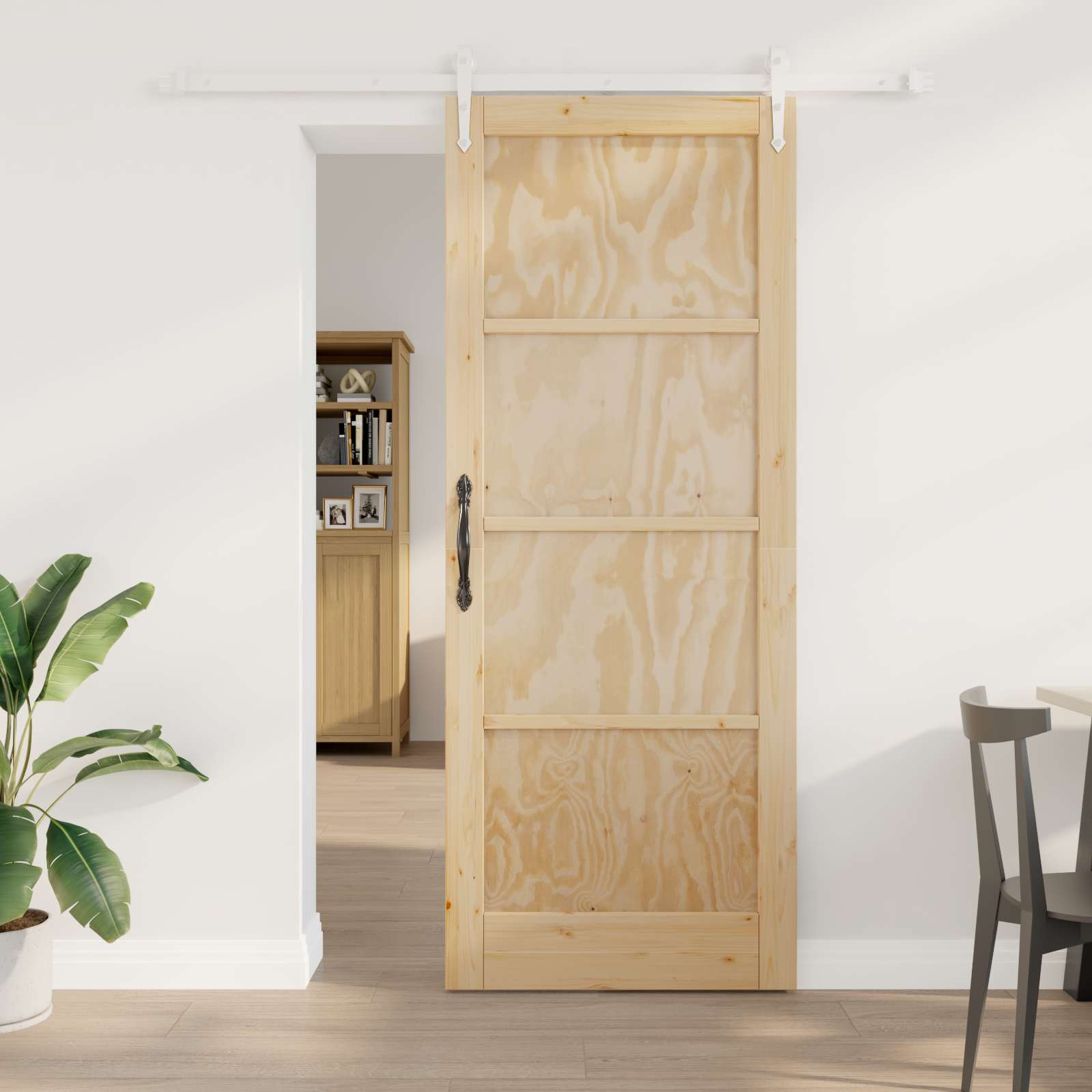 Schuifdeur ORKDAL Natuurlijk en Wit 83 x 211 cm