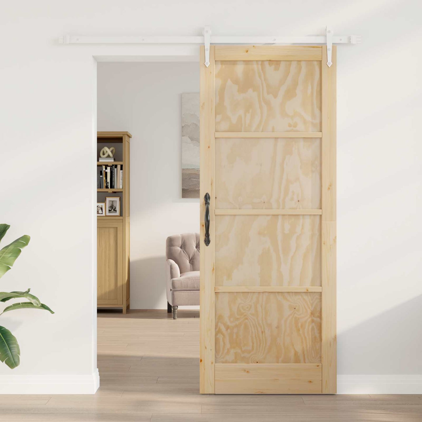 Schuifdeur ORKDAL Natuurlijk en Wit 83 x 211 cm