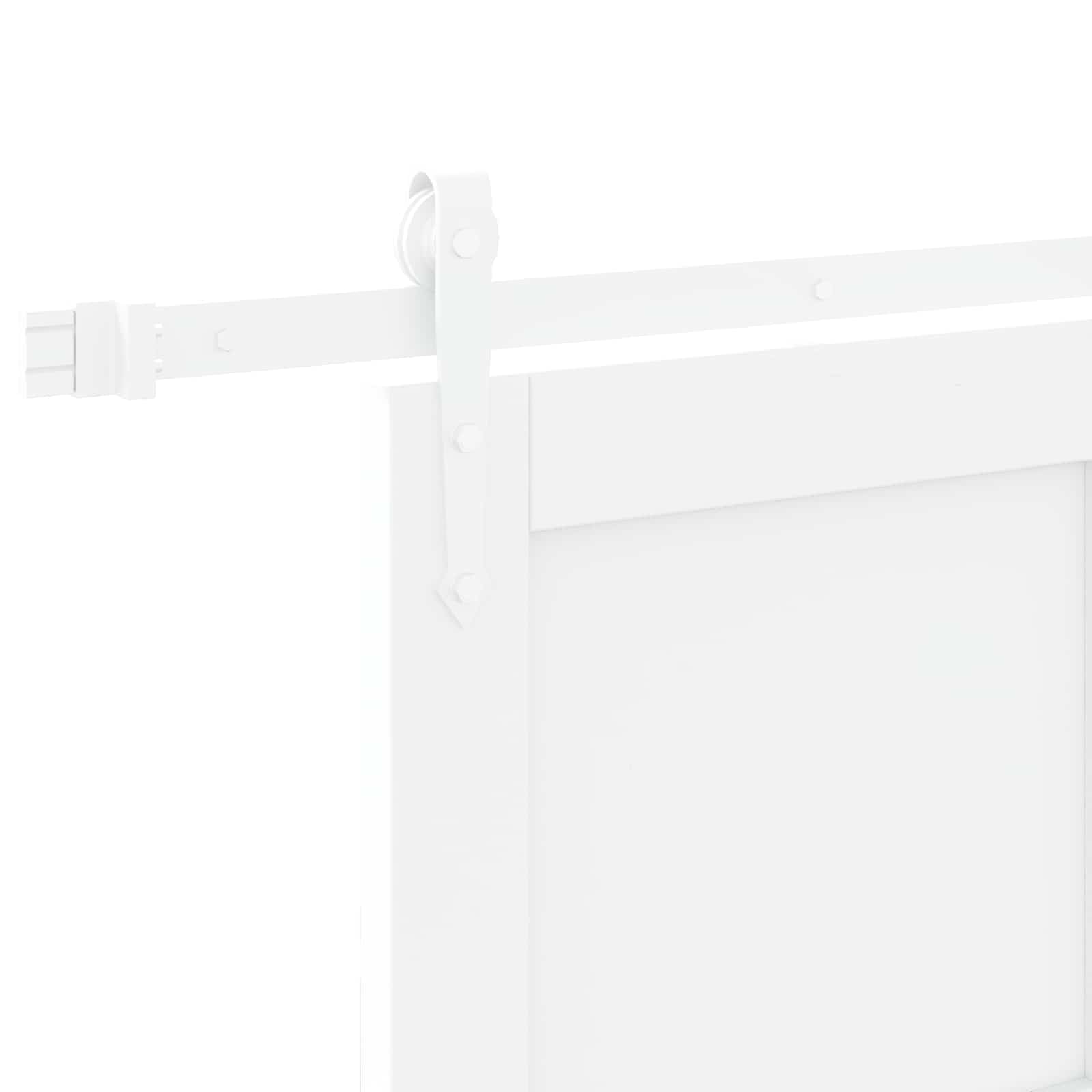 Schuifdeur ORKDAL Wit 83 x 232 cm Massief grenenhout