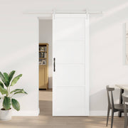 ORKDAL Sliding door White 83 x 232 cm Solid pine