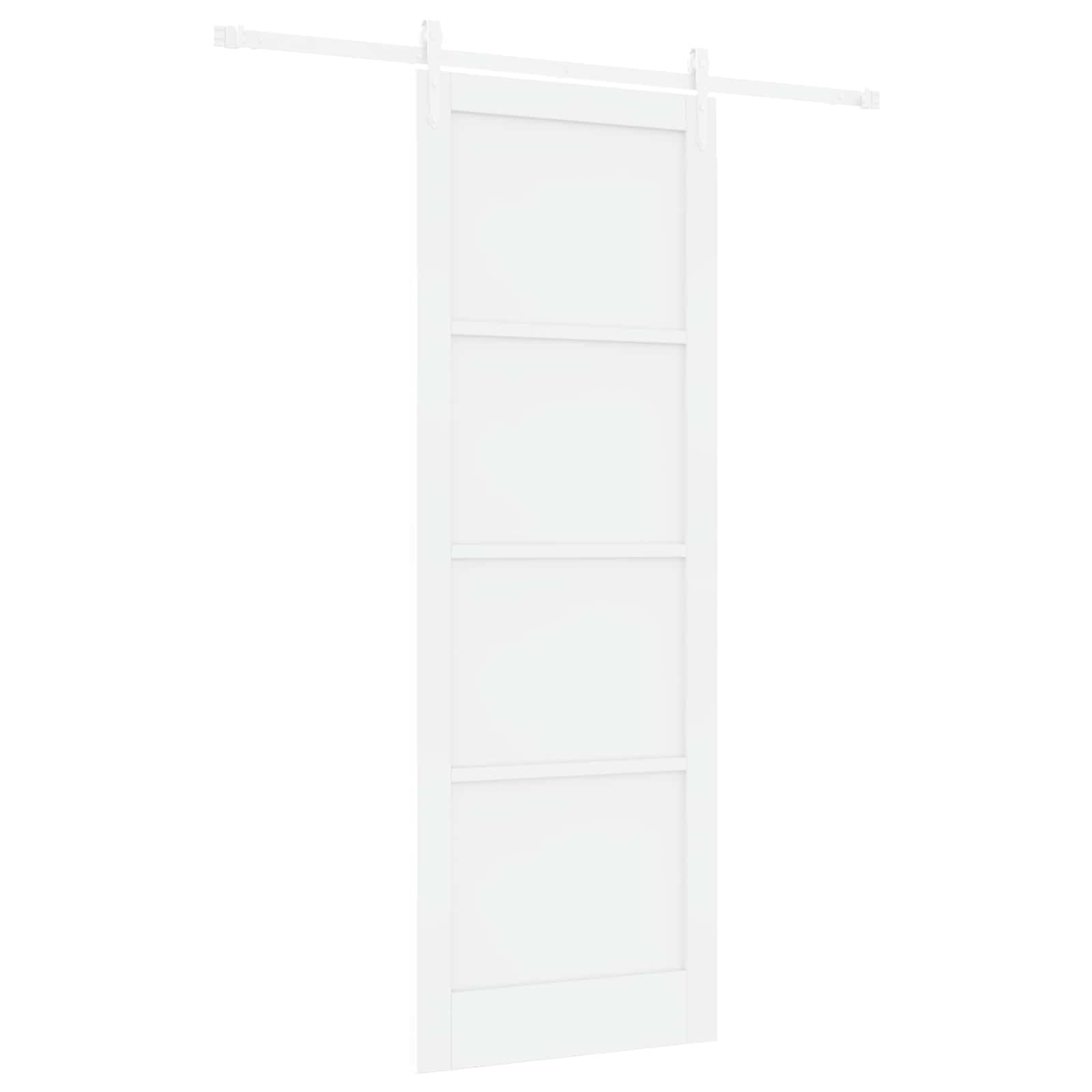 Schuifdeur ORKDAL Wit 83 x 232 cm Massief grenenhout