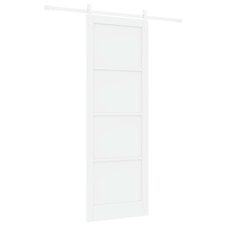 Schuifdeur ORKDAL Wit 83 x 232 cm Massief grenenhout