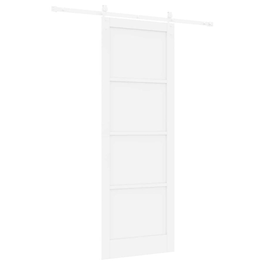 Schuifdeur ORKDAL Wit 83 x 232 cm Massief grenenhout