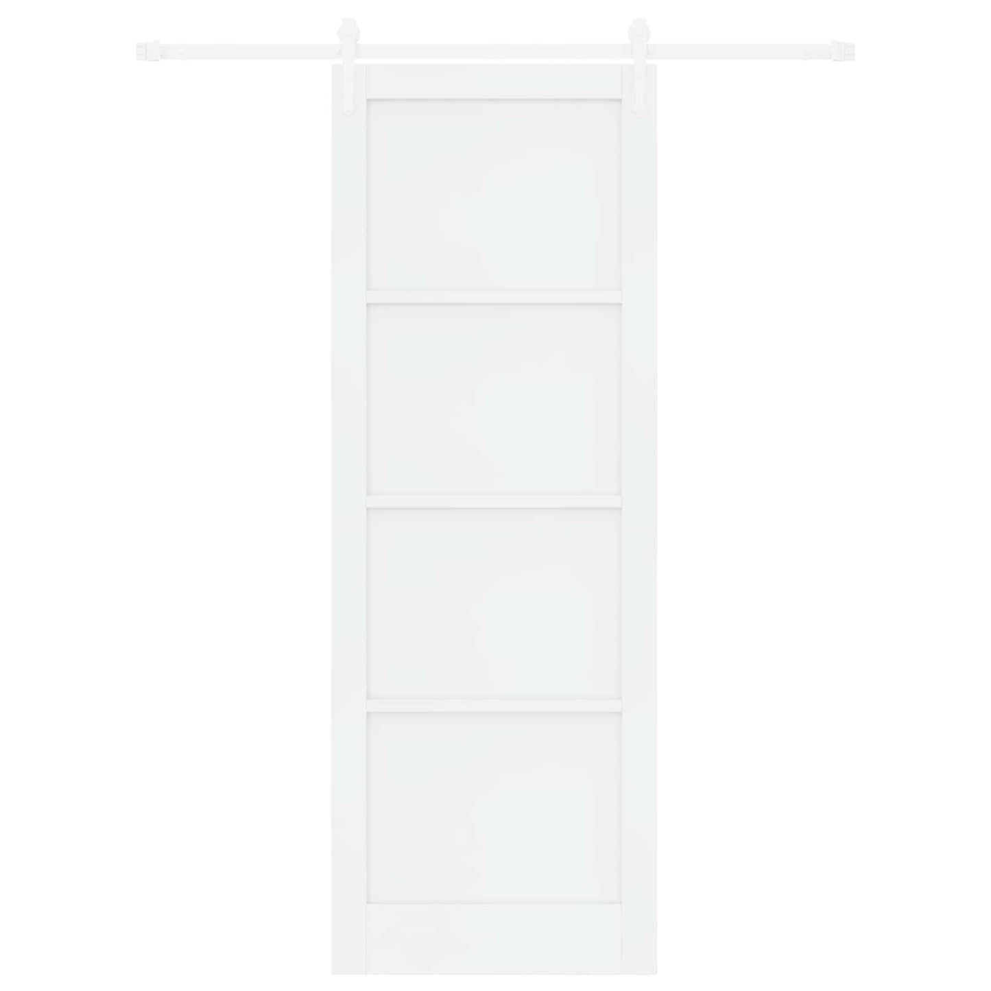 Schuifdeur ORKDAL Wit 83 x 232 cm Massief grenenhout
