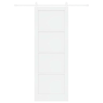 Schuifdeur ORKDAL Wit 83 x 232 cm Massief grenenhout