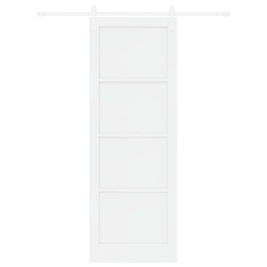 Schuifdeur ORKDAL Wit 83 x 232 cm Massief grenenhout