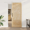 Schuifdeur ORKDAL Natuurlijk en Wit 86 x 211 cm