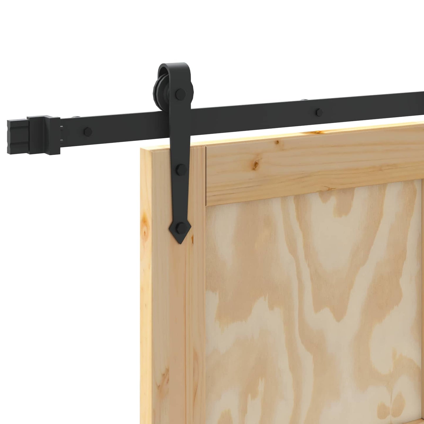 Schuifdeur ORKDAL Naturel en Zwart 61 x 198,5 cm