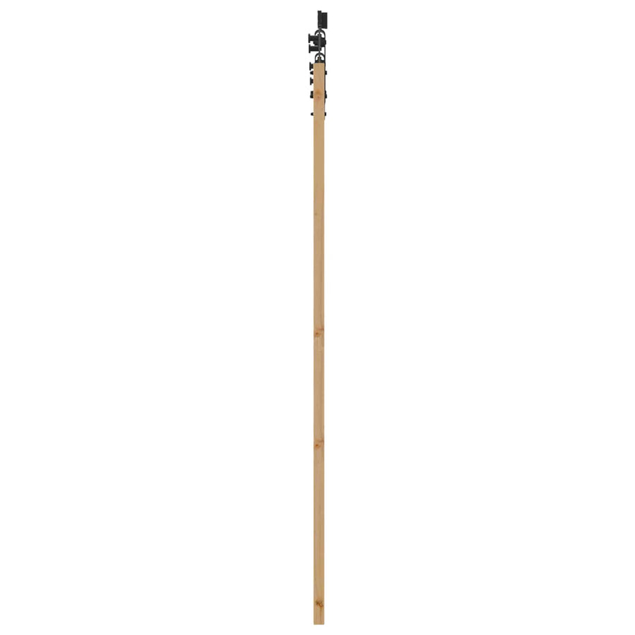 Schuifdeur ORKDAL Naturel en Zwart 61 x 198,5 cm